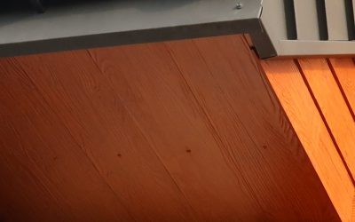 Deski włóknocementowe Shera w kolorze Golden Sand Teak – inwestycja  w Białymstoku