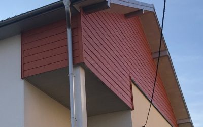 CEDAR-deska włóknocementowa – modernizacja elewacji Białystok Jaroszówka