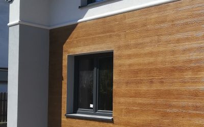 SHERA deska elewacyjna włóknocementowa na szeregówka w Porosłach